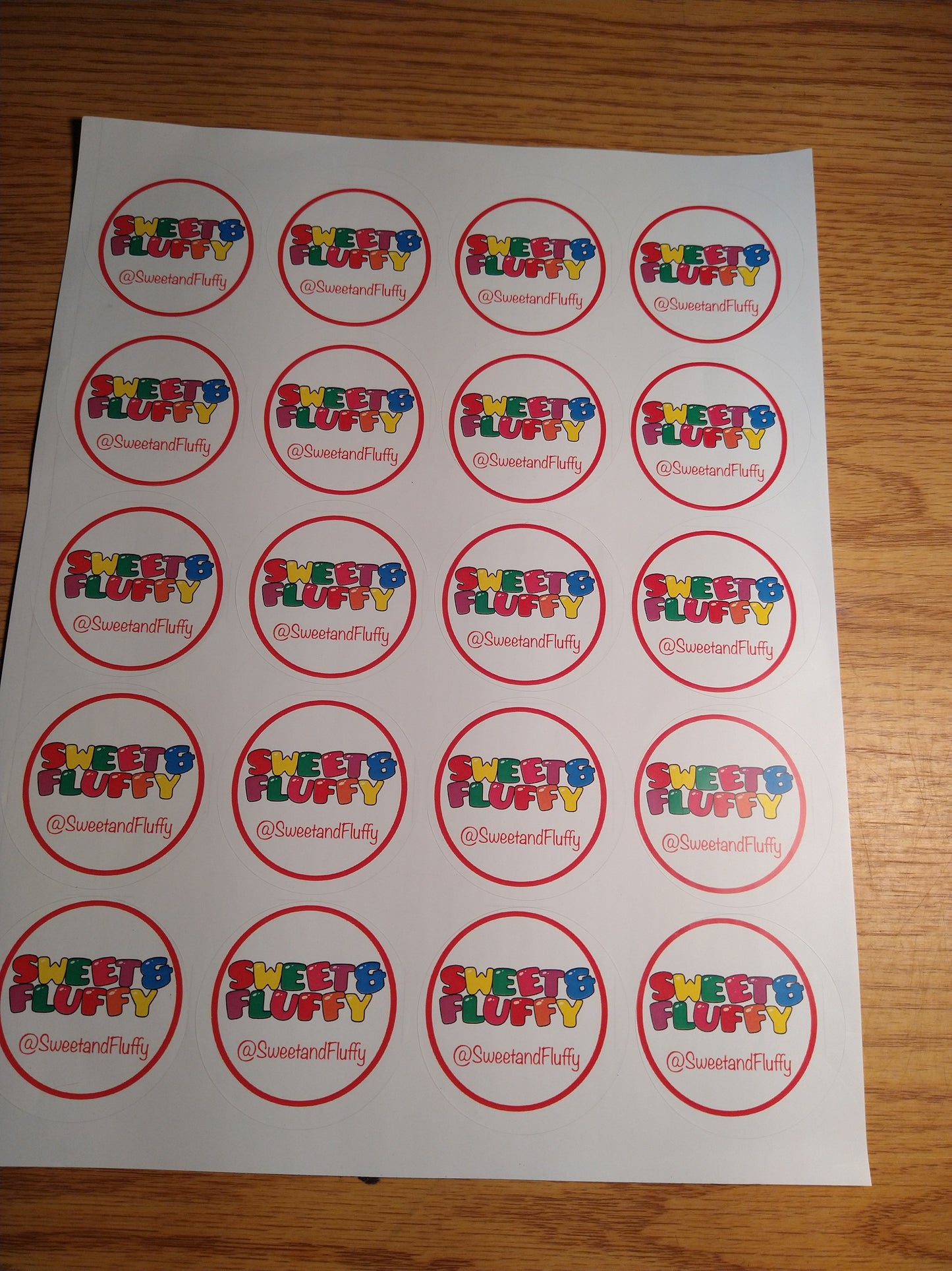 Circle Waterproof Sticker