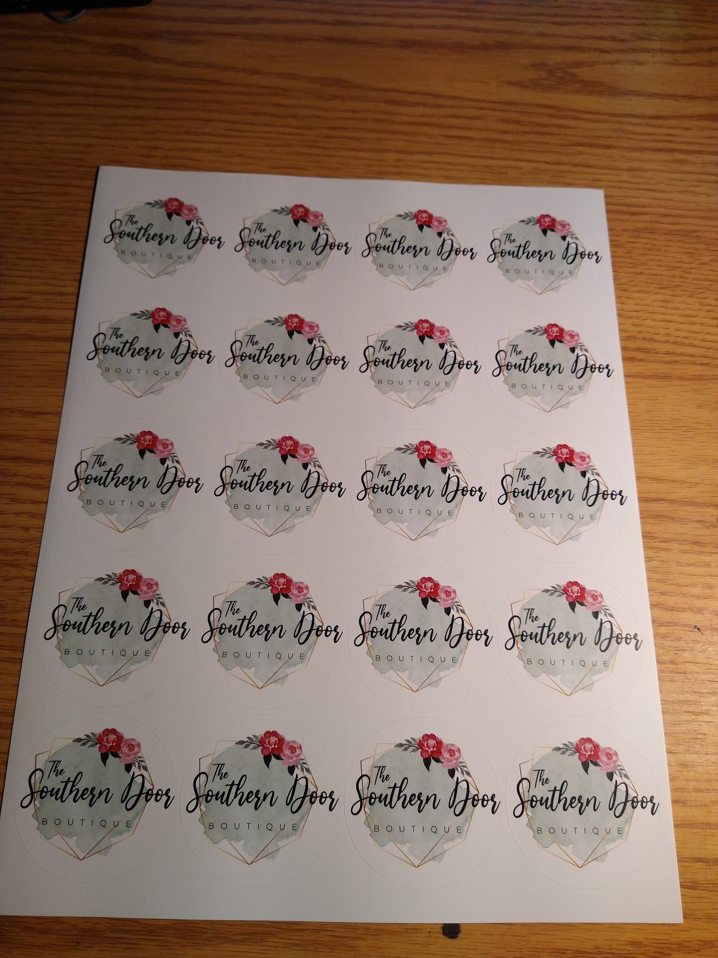 Circle Waterproof Sticker