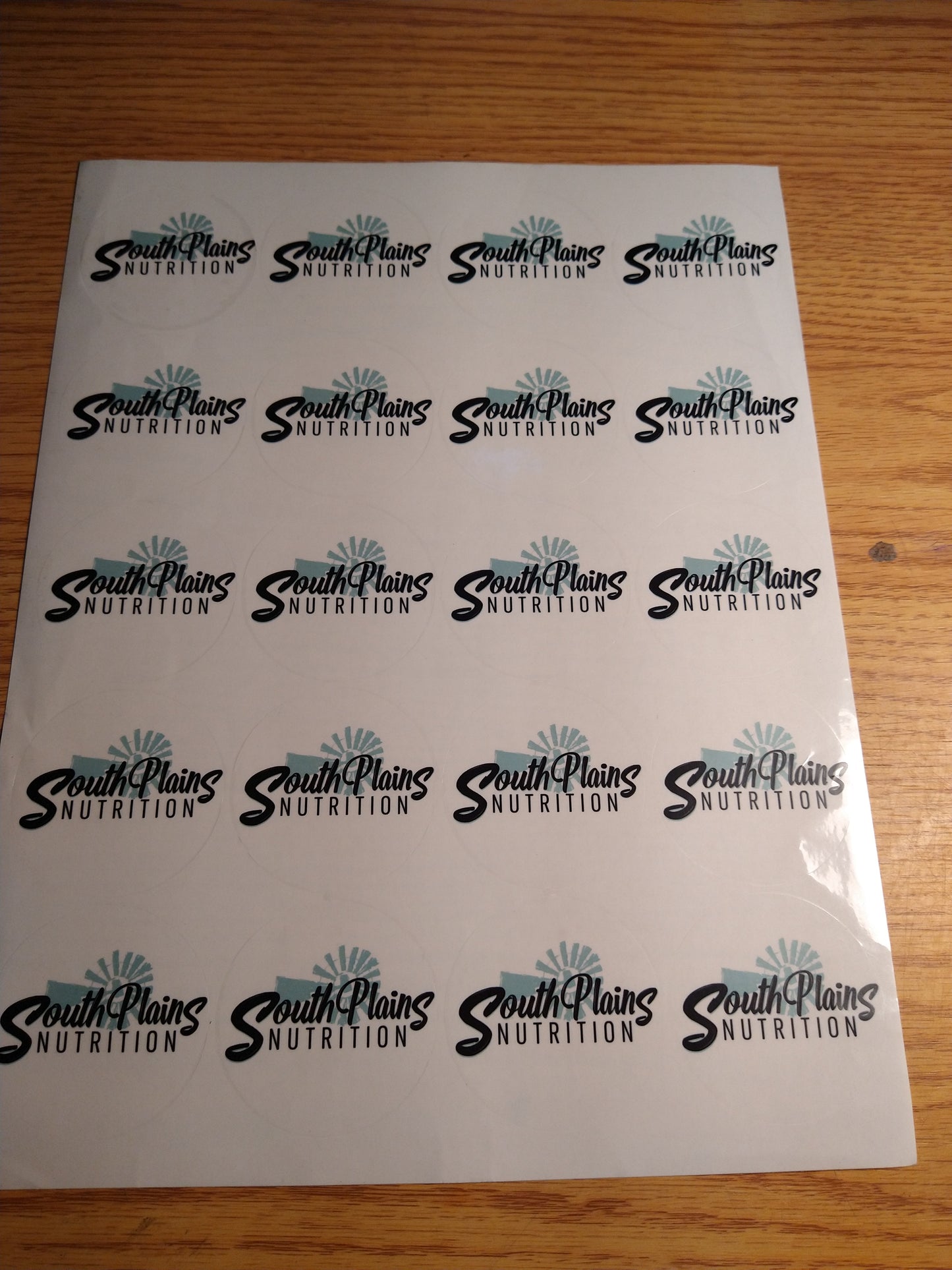 Circle Waterproof Sticker